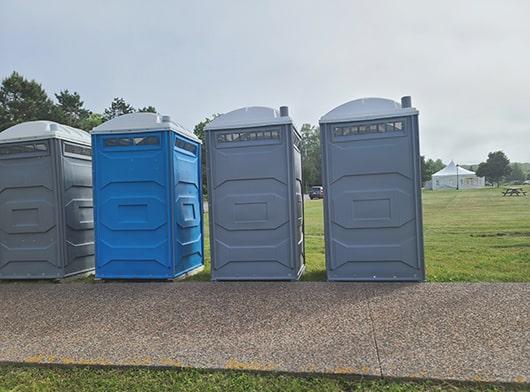 special event restrooms offers a variety of porta potty options including standard units, luxury units, and ada-compliant units